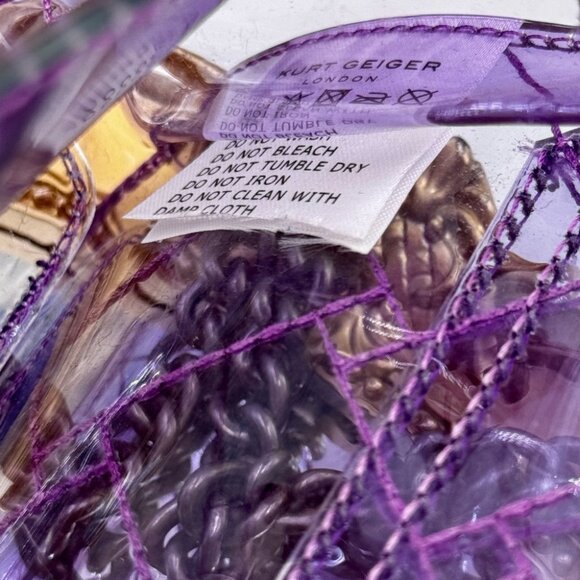 🆕 KURT GEIGER LONDON 🧿 NWOT Mini Kensington Crossbody Bag, Light Purple - Picture 13 of 16